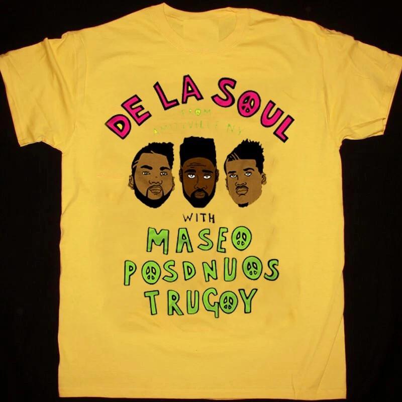 

De La Soul band Member Funny cotton T Shirt Full Size S-5XL Unisex T-Shirt L