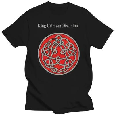 2024 King Crimson Camiseta Masculina Discipline Preta Preto harajuku roupa masculina camiseta oversized camisetas gráficas camiseta