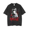 Vintage Washed T-shirt Custom Logo 100% Cotton High Quality Round Neck T-shirt Printing Design Casual Trend Tops Embroidery