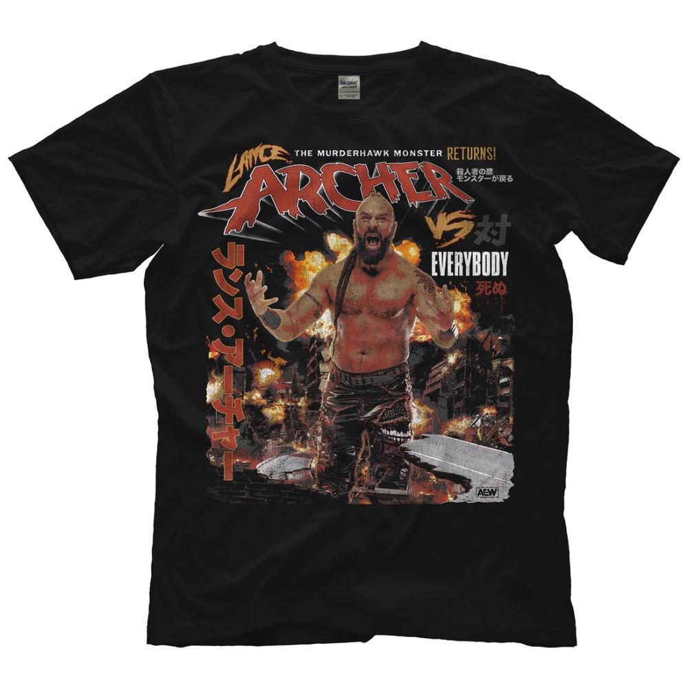 Lance Archer  Lance Archer vs Everybody AEW Official TShirt Unisex T-Shirt XL