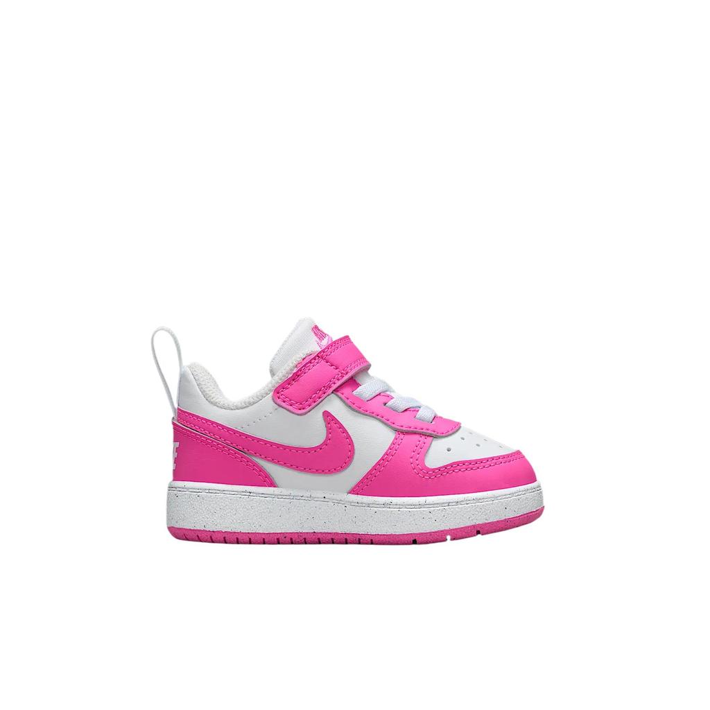 Nike Court Borough Low Recraft TD Laser Fuchsia Baby Sneakers Pink White DV5458-123