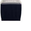 Coach Striped Letter Logo Inlaid V-Neck Vest Men vest Navy-Blue CO837-WXO
