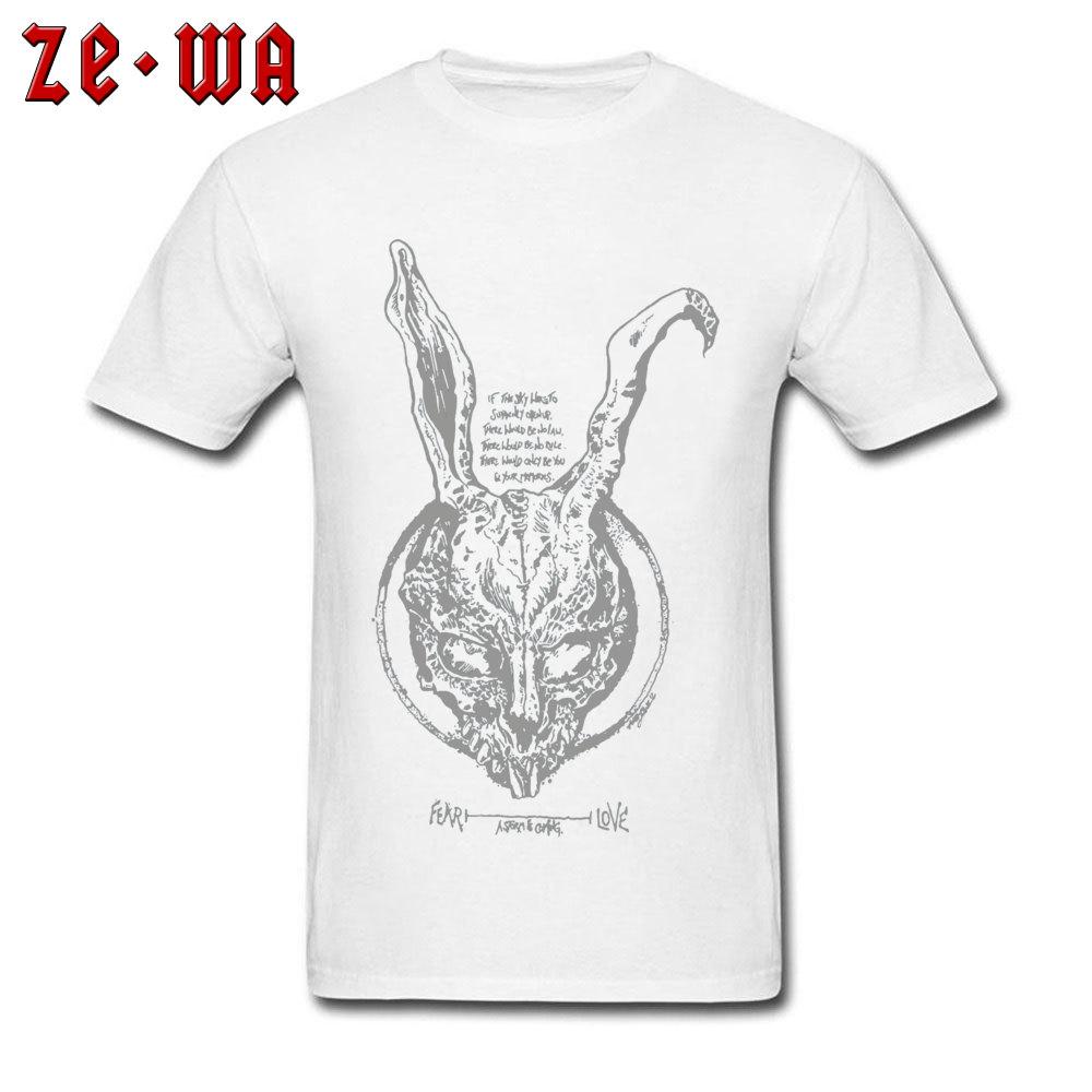 Tshirt Donnie Darko T Shirt Men Black Tshirt Suspicion Science Fiction Tops Tees Tony Vintage Cotton Streetwear Thriller Movie