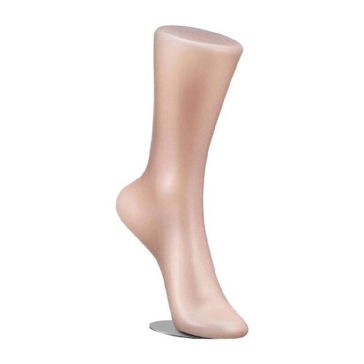 Manichino Piede Femminile Modello Gamba con Base Magnetica Per Esposizione al Dettaglio Accessori Decorativi Multiuso per Vetrine di Negozi
