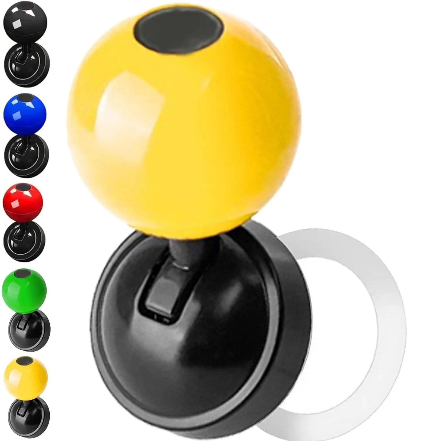 

Металлическая накладка на кнопку запуска двигателя автомобиля, тумблер, джойстик для декоративных аксессуаров жёлтый