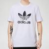Adidas Originals Clover Vday Tee With Uni Logo Print Round Neck Short Sleeve Men Tops White H07084