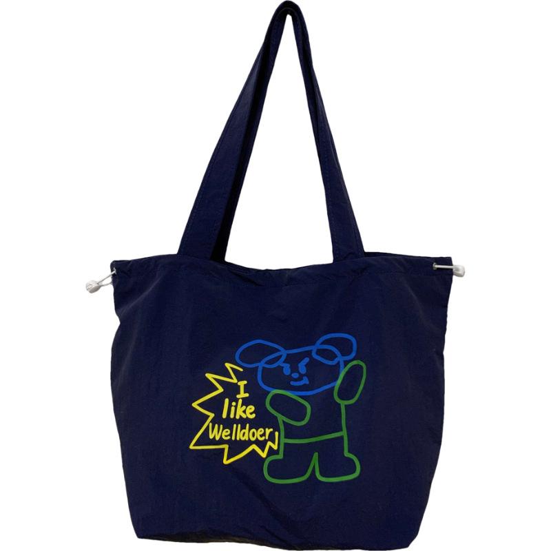 Lazy Wind Large Capacity Shoulder Bag Women's Casual Lightweight Tote Bag Students Commute To Class Cute Hand Bag