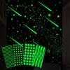 Iridescent Glow-in-the-Dark Star Stickers for Kids' Room, Bedroom, Party, or Window Decoration