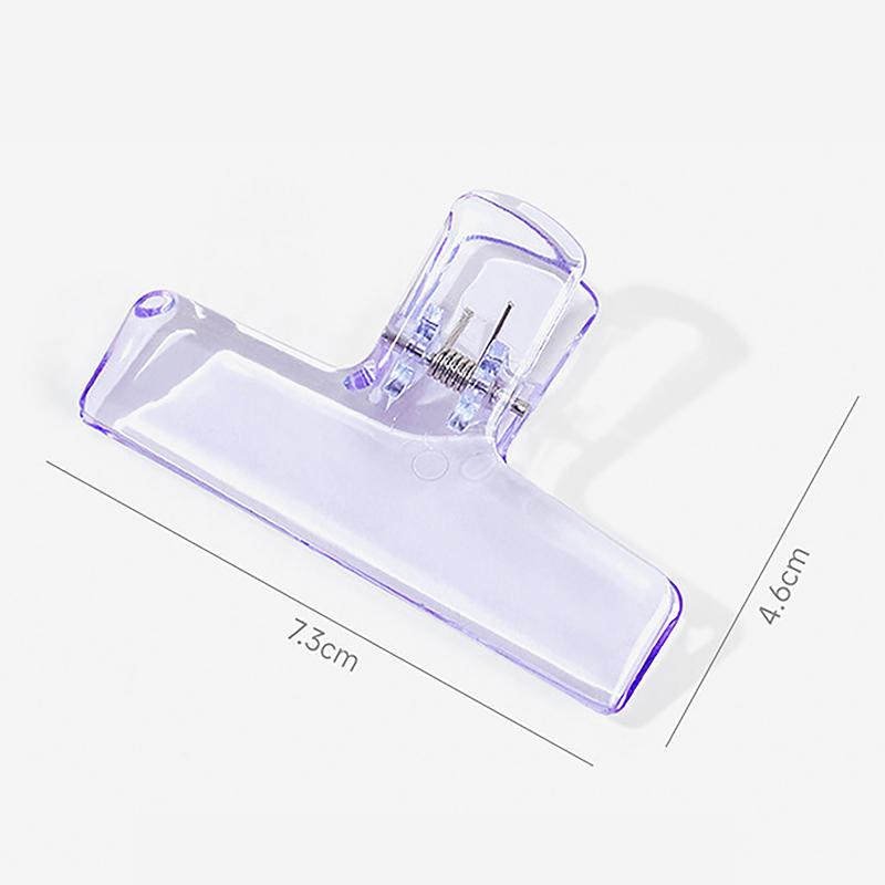 Jednoduchost Sponka na papír Průhledná Viditelná akrylová spona Nálepka na scrapbook Úložná spona Studentské potřeby Krásné psací potřeby