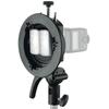 Godox S2 Flash Holder Bracket S-type Bowens Mount Lamp Holder Handheld for Godox Flash Light Snoot Softbox Beauty Dish Honeycomb