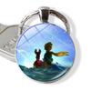 Cross-border Little Prince Time Gem Metal Keychain: European & American Style Pendant Gift
