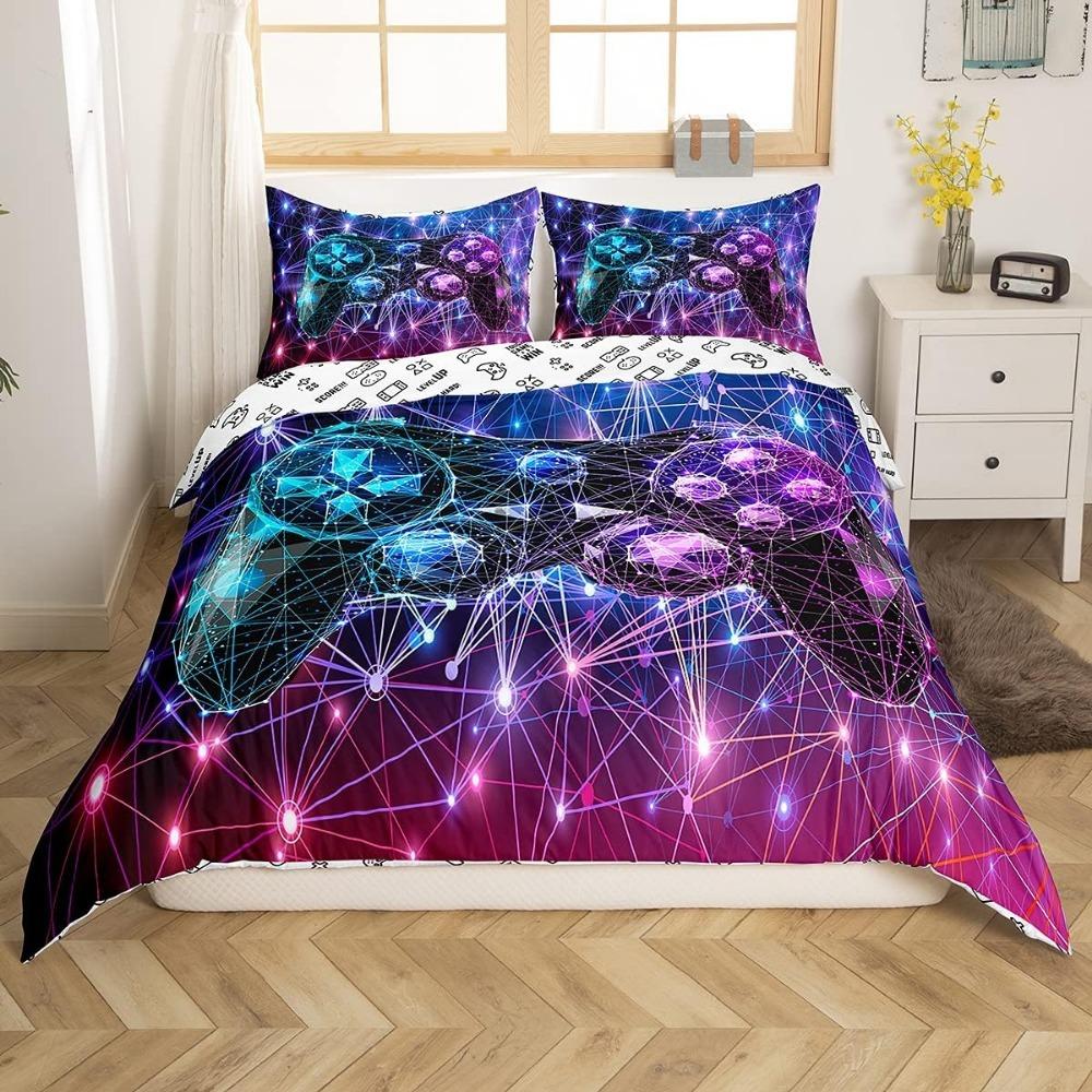 Bettwäsche-Set mit Pferdemotiv, Mikrofaser-Bettwäsche-Sets, Kinderbettwäsche mit blauem Schmetterling Löwenzahn Kinderbettwäsche Mädchen