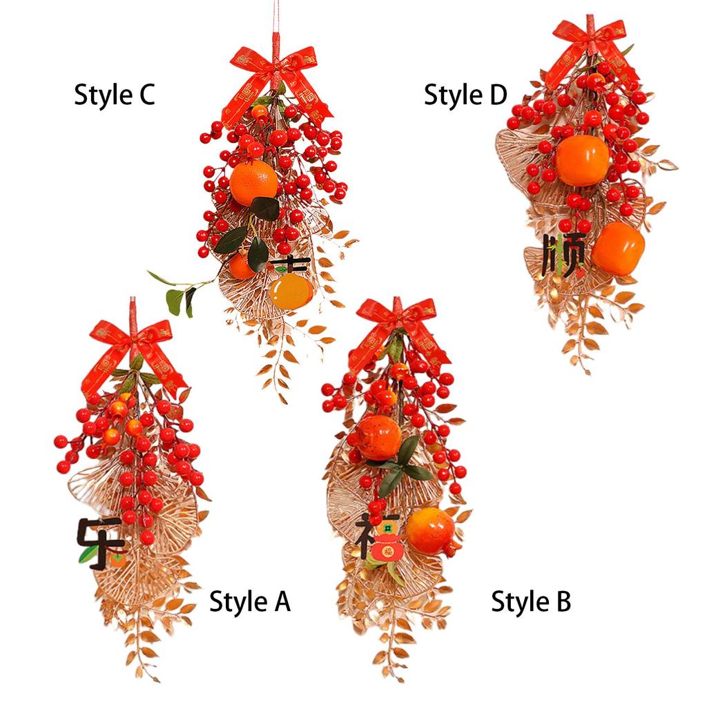 2025 Chinese New Year Hanging Decoration 18.9inch Traditional Decorative Blessing Words for TV Walls Multifunctional Lightweight