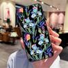 Iris Purple Flower Watercolor Case For Oppo A94 A54 A40 A60 A80 A98 A78 A18 A38 A58 A16 A76 A96 A17 A77 A74 A57S A15 Cover
