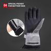 Electric Heating Snowmobile Ski Gloves Snow Mittens Windproof Waterproof Men Women