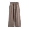 Women's Striped Asymmetrical Shirt & Pajama Pants Set