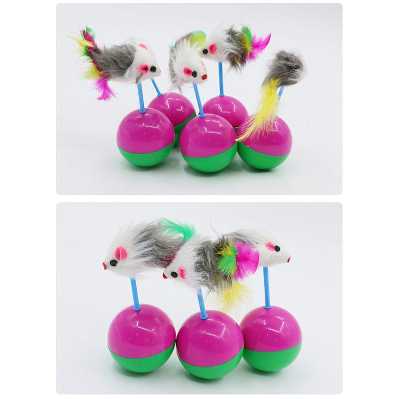 Tumbler Maus Katzenspielzeug Haustierspielzeug Roly Poly Spielzeug