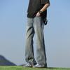 New Micro-pull Jeans Men's Four Seasons American Retro Wide-leg Straight Trendy Loose Pants