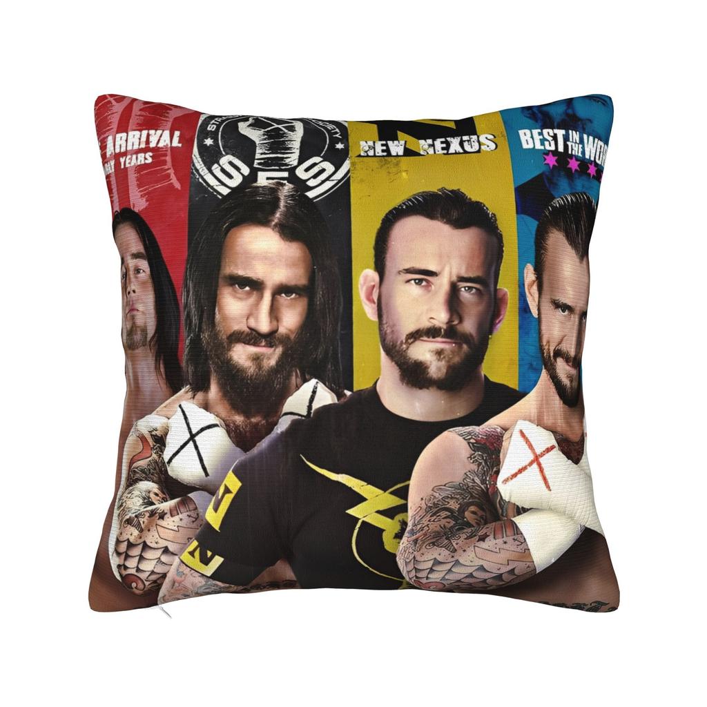 Pillow Cover Wrestlemania Wrestling   Morden Pillow Case For Sofa Car Home Decor Pillowcases