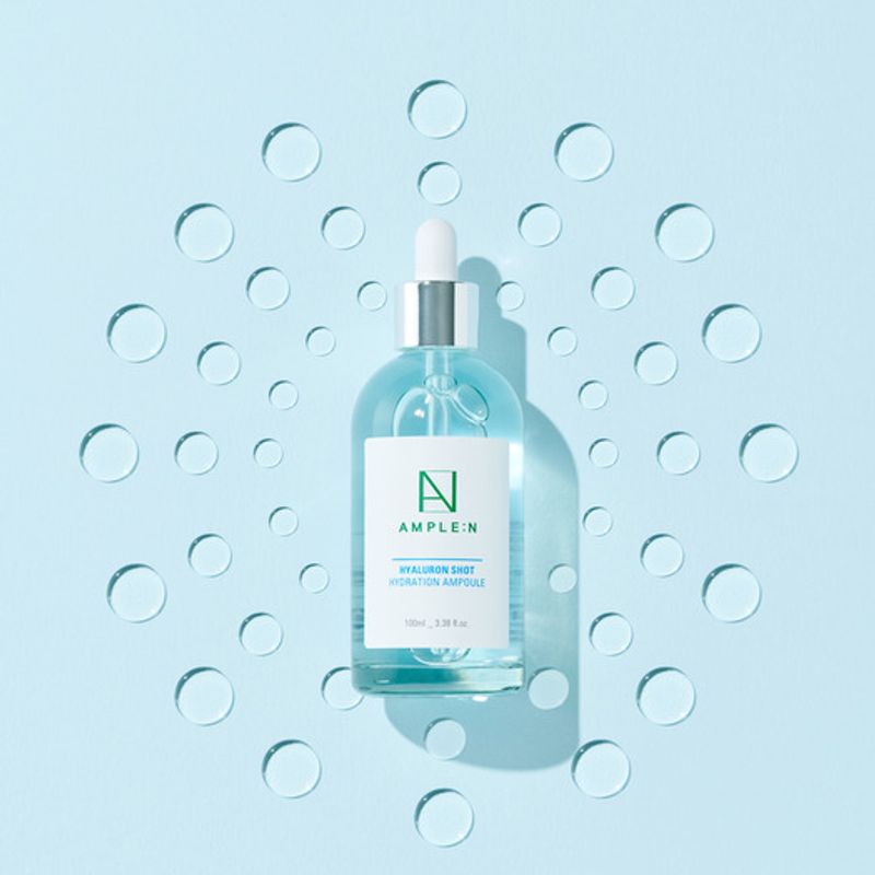 Hyaluronic Shot Moisture Ampoule Large Capacity 100ml + Blemish Shot Cream 15ml