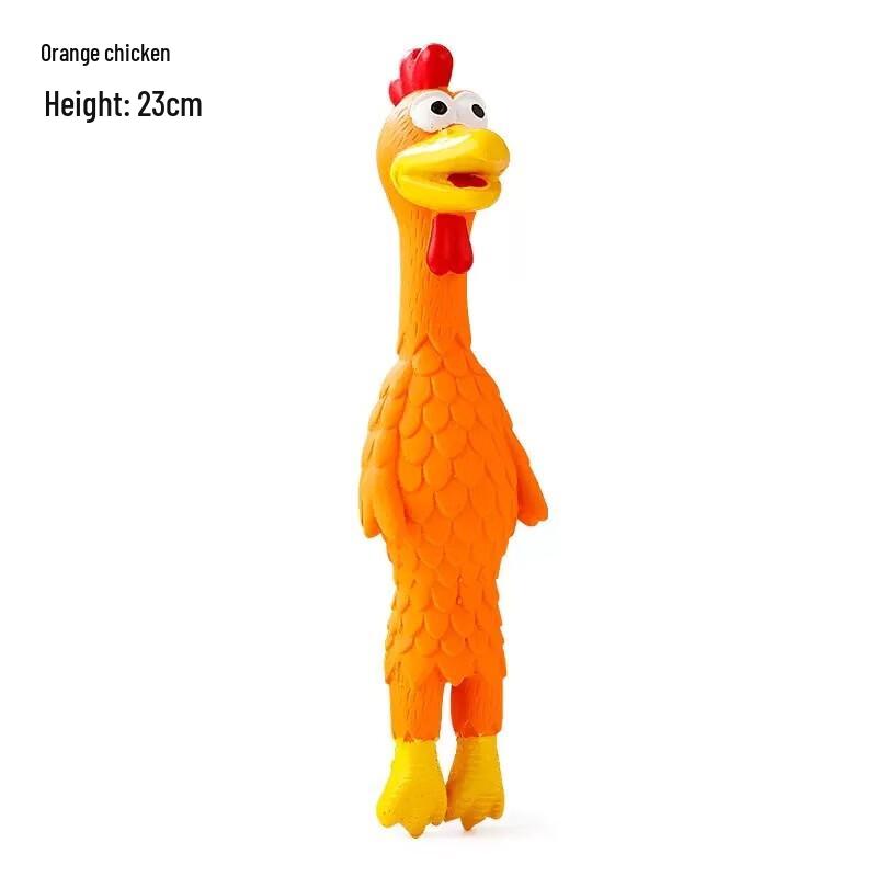 Petlimit Squeaky Chicken Dog Toy