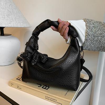 Premium-Textur Achseltasche Damen-Tasche Frühjahr neue Nischen-Design Schulter-Umhängetasche tragbare gefaltete Tasche