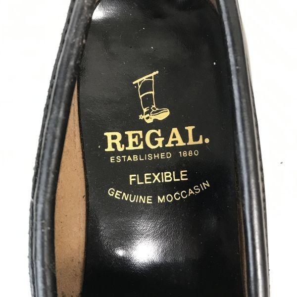 Regal Goodyear Leather Loafer Moccasin 24 Black Business Dress Shoes(USED)