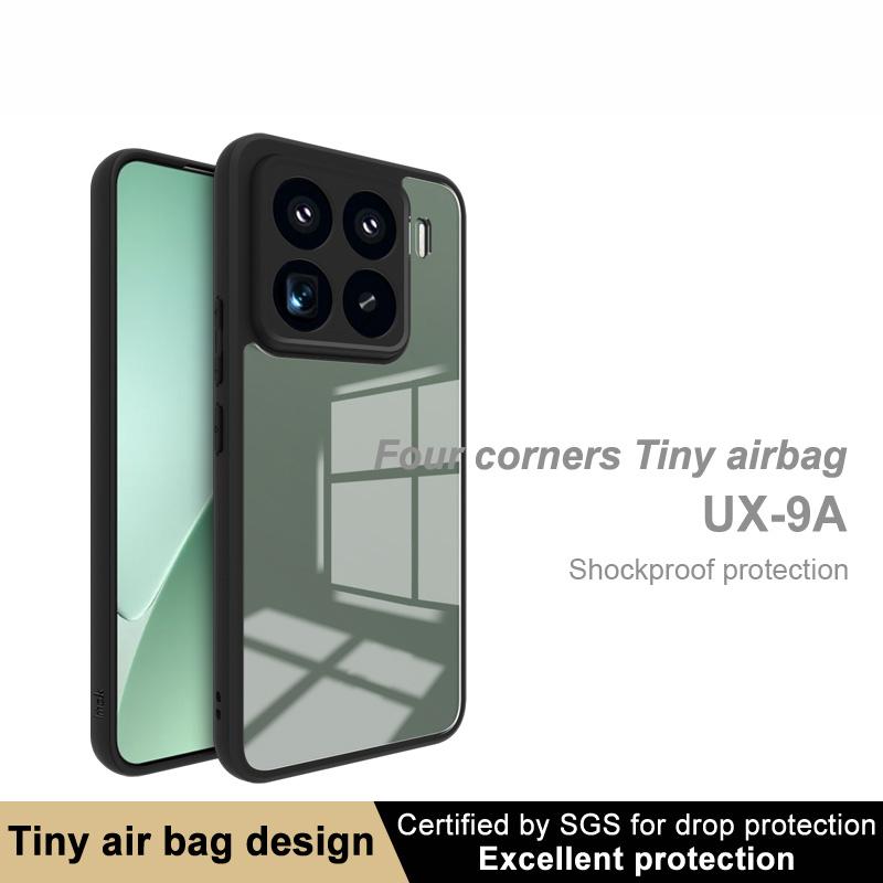 IMAK UX-9A Series for Xiaomi 15 Pro Clear Case TPU+PC Phone Cover Reinforced Corners