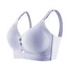Seamless Maternity Bra with Double Front Clasp High Elasticity Push-up and Nursing Support