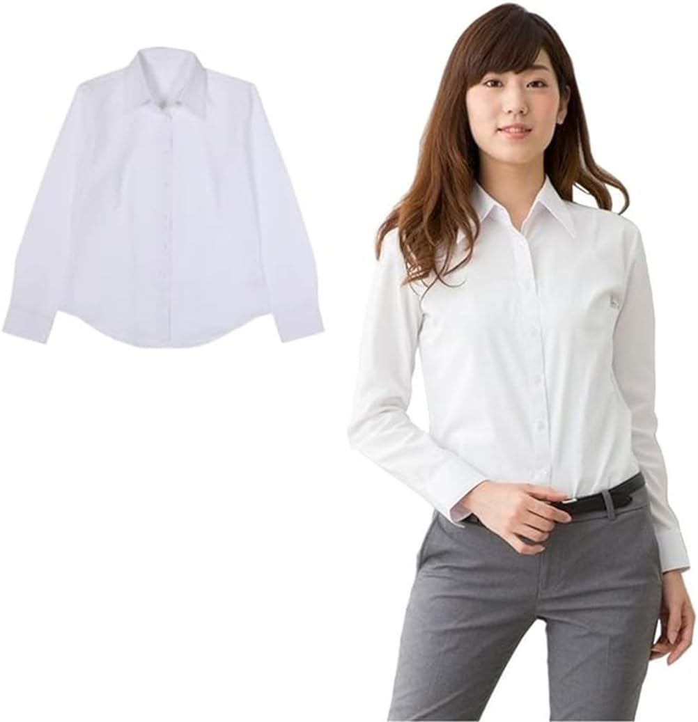 

платье офис длинный короткий обычный скиппер офисная работа обычные рубашки [EMMLIA] Женские рубашки, одежда, блузки, рубашки, женские рукава, рукава,