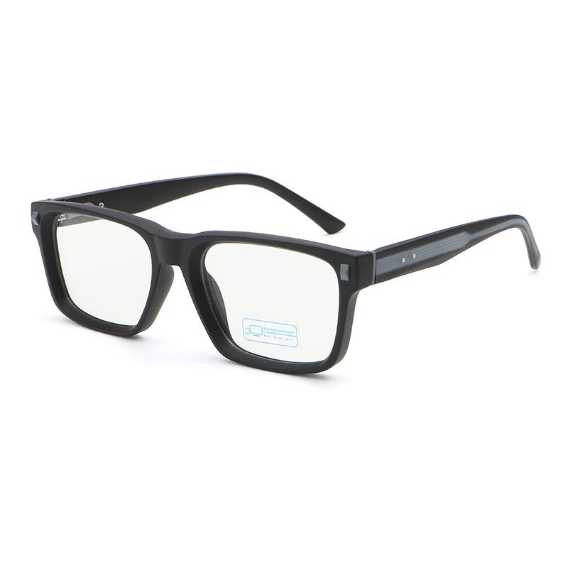 New TR Anti-Blue Light Glasses: Large Square Frame, Unisex European & American Style