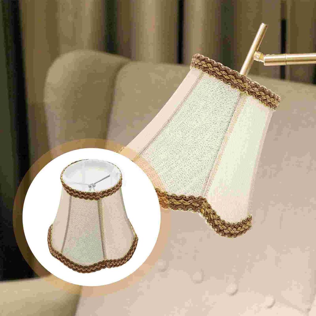 Cloth Lampshade Lamp Bedroom Table Shades Home Lighting Accessories Household Decor Cloth Lamp Cover For Warm Atmosphere