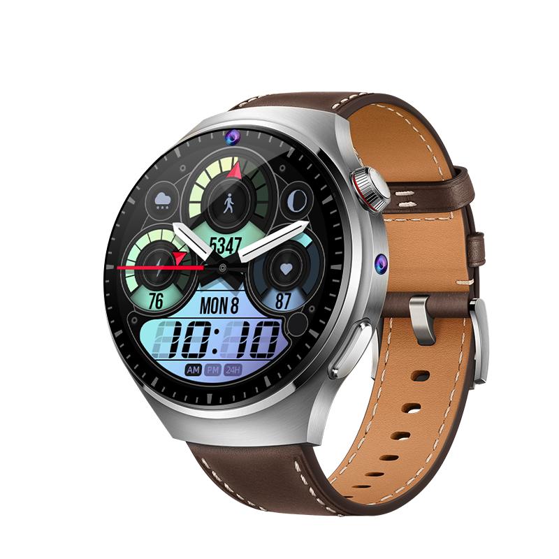 Rainbuvvy B14 4G Smart Phone Watch 2GB+16GB AMOLED HD Screen Impermeabile Full Touch Watch GPS WIFI All-netcom Monitoraggio della frequenza cardiaca Orologio Android