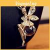 Eleganter Modeschmuck Damen Kristall Fee Engel Flügel Anhänger Lange Kette Halskette Geschenk