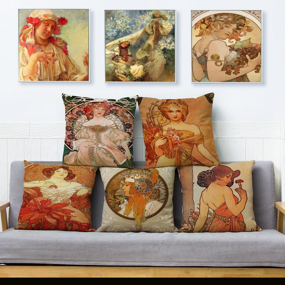 

Чехол для подушки в стиле модерн Муха Галерея Бежевая наволочка для автомобиля Диван Домашний декор Наволочка