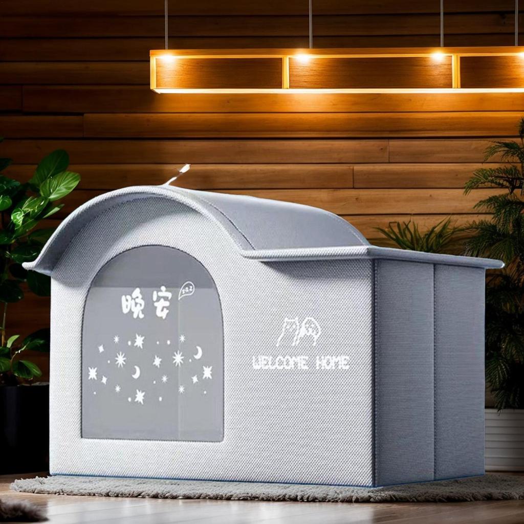 Cooling House For Cats Air Conditioned Sleeping Cat Kennel With 10 Ice Packs Pet cooling house cat pet ice house Pet Supplies