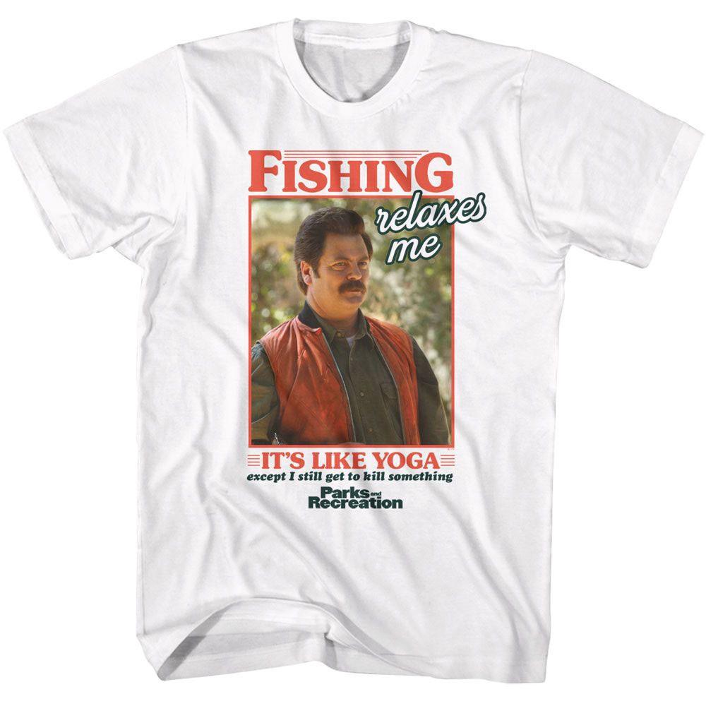 Men s Parks And Recreation Parks And Recreation Its Like Yoga T-shirt Medium M