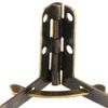 20pcs 90 degrees  Angle Support Spring Hinge for Small Jewelry Wine Case Watch Box Wooden Lid (Gold)