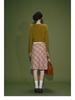 Retro Colorful High-Waist Plaid Midi Skirt for Women - Spring/Fall/Winter 2026 Fashion, Slimming & Hip Covering Design