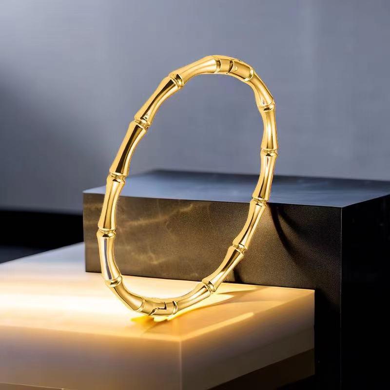 High-End Women's Stainless Steel Bracelet - Non-Fading, Titanium Steel, Elegant Buckle Jewelry
