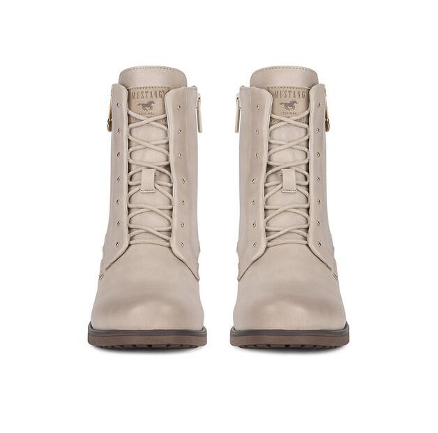 Mustang 1229-522 Beige Ankle Boots