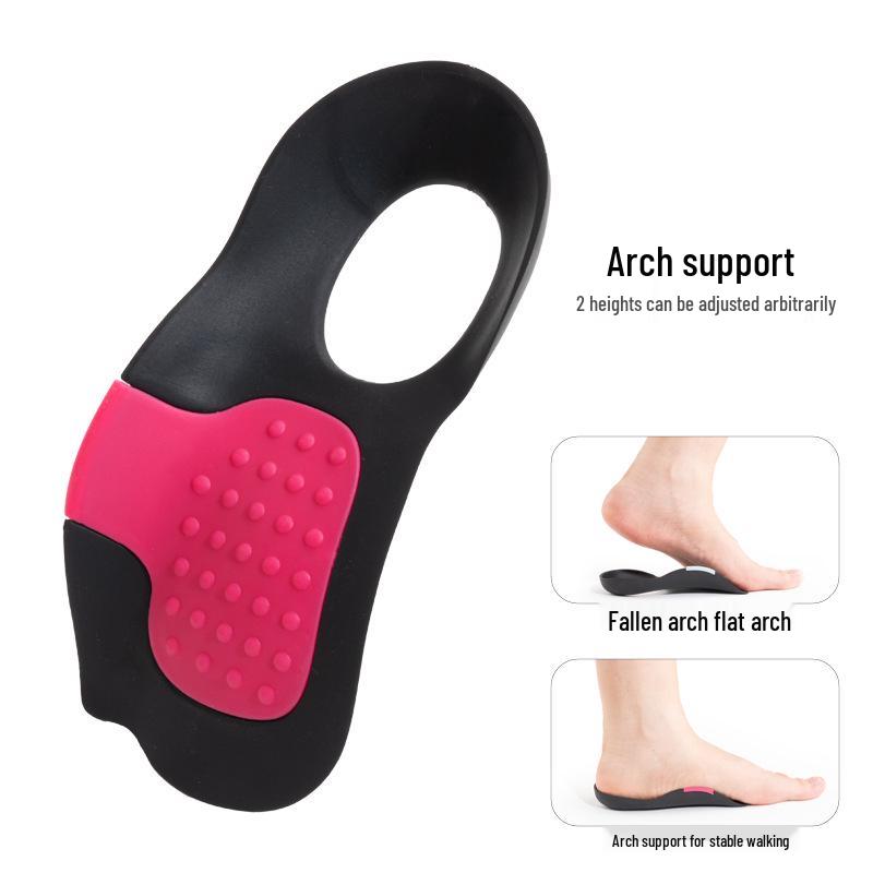 New Dual-Color Removable Arch Support Insoles for Flat Feet and X/O Leg Correction