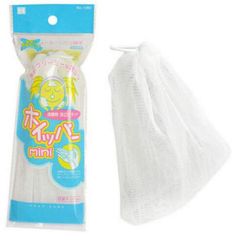 

2PCS Making bubbles tool Bath shower soap blister mesh bubble net foaming net double-layer soap net Easy to make foam wash face белый