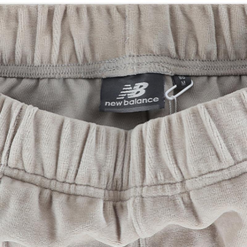 New BalaNce Velour N Track paNts Beige