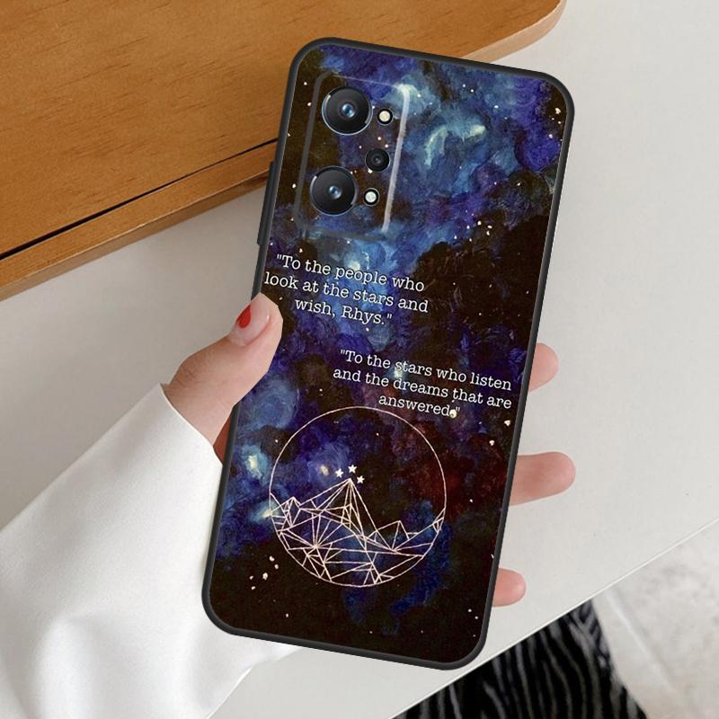 A Court Of Mist And Fury For Realme 11 12 Pro Plus 10 9 GT5 GT Neo 6 C25s C21Y C30 C31 C33 C35 C51 C53 C55 C67 Case