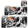 Large Mouse Pad Black White Anime BLEACH Mause Mats Gaming Accessories Office Gamer Keyboard Desk Mat Kurosaki Ichigo Mousepad
