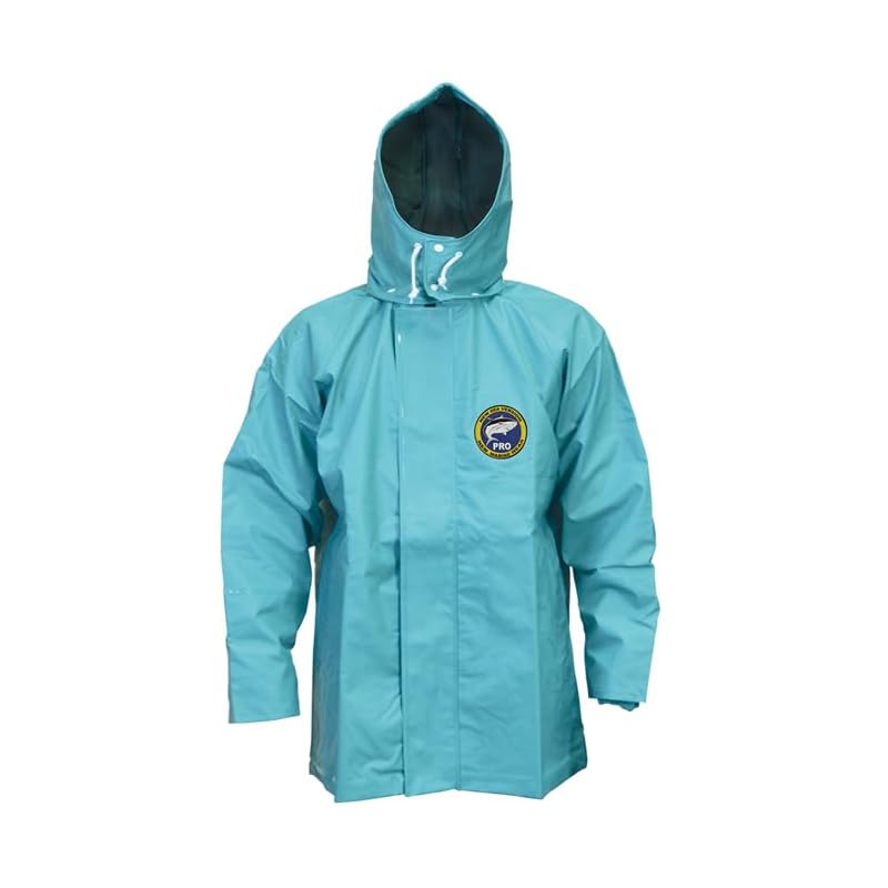 

[Sea version] professional raincoat pvc jumper factory For business use fishing Fisheries wear (green, 3L)