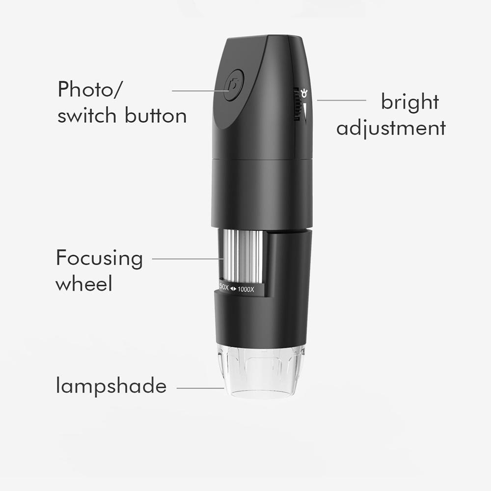 1080P Digital Microscope WiFi Inskam 316 Mobile USB Microscope Camera Solid Tube Frame Switch for Computer