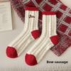 Autumn and Winter Socks Thickened Thermal Socks Christmas Plush Home Sleeping Socks