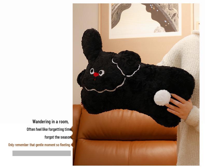 Niedliches Dudu Plüschhund Kissen - Weiche Sofa Rückenlehne & Heimdekorationsgeschenk